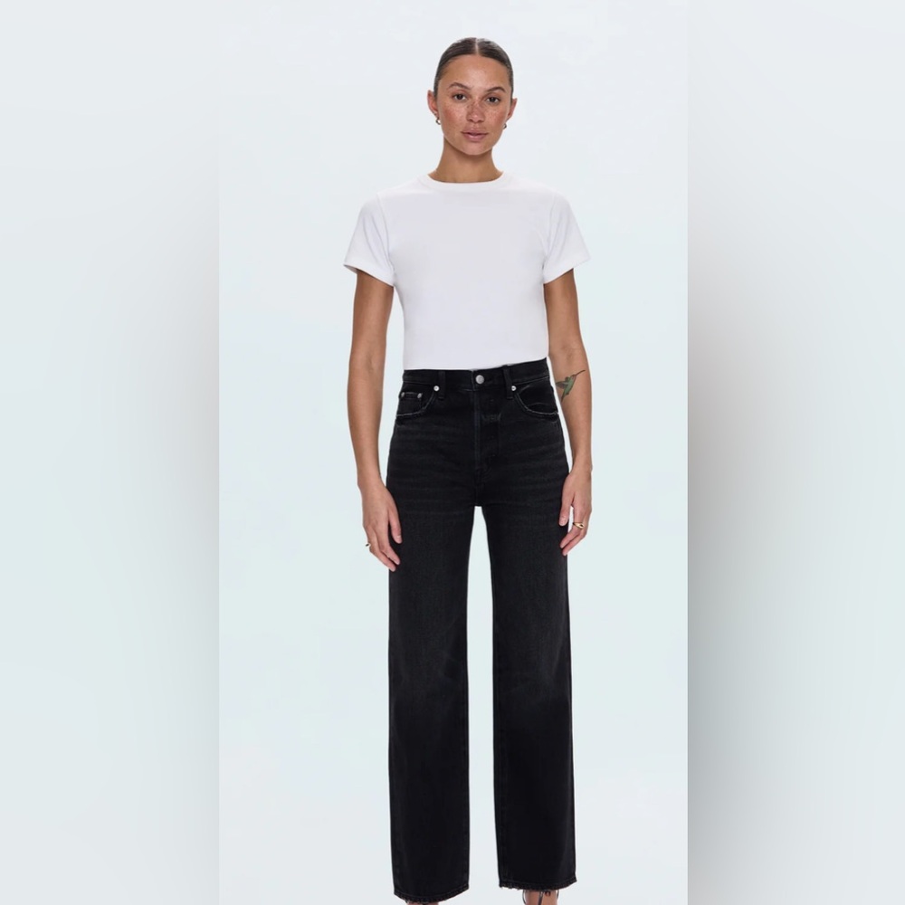 NWT PISTOLA CASSIE SUPER HIGH RISE STRAIGHT JEAN - STORMY size 29